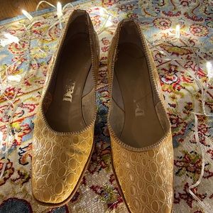 Faux Alligator Vintage Block Heel